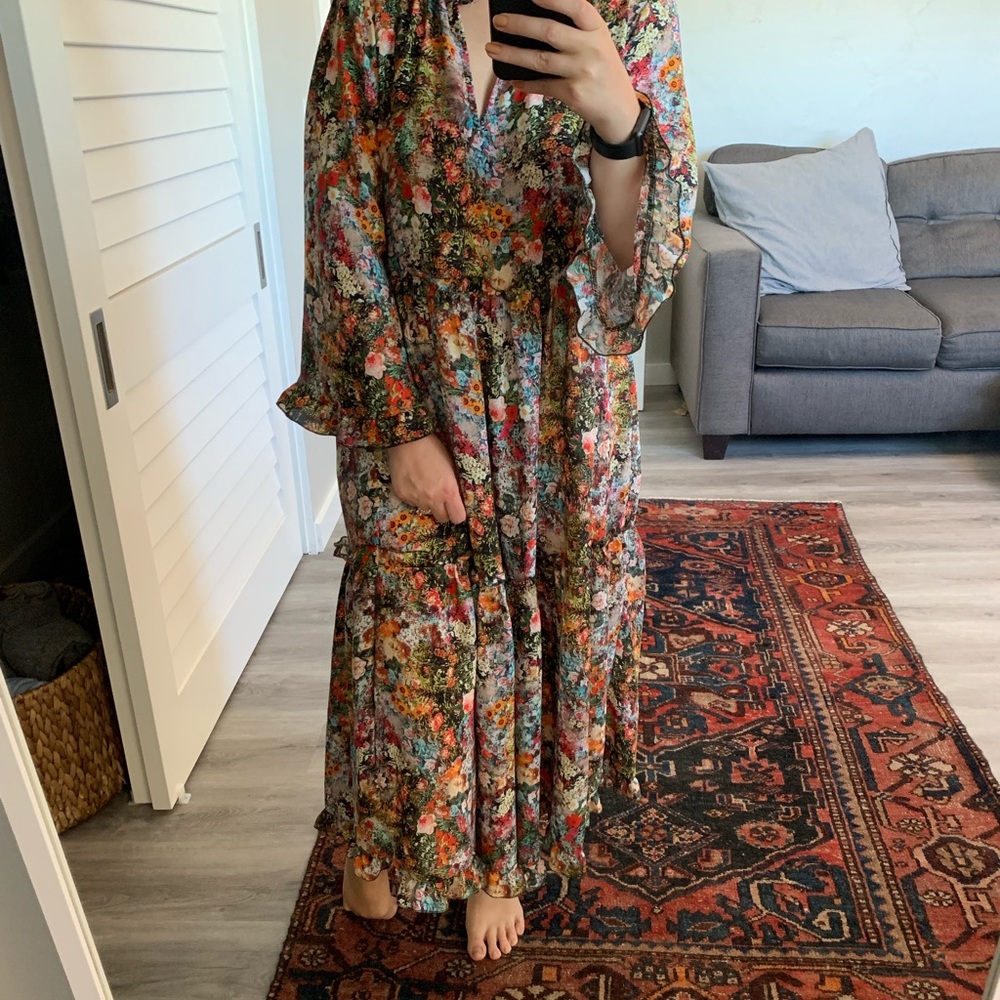 Floral mumu dress